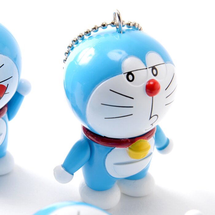 doraemon plush keychain