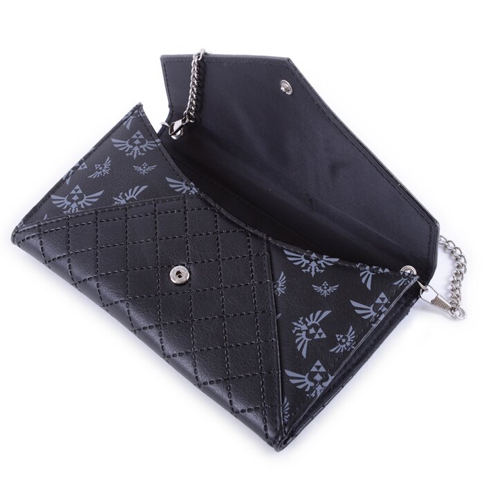 Skyward Sword Quilted Envelope Wallet w/ Chain The Legend of Zelda