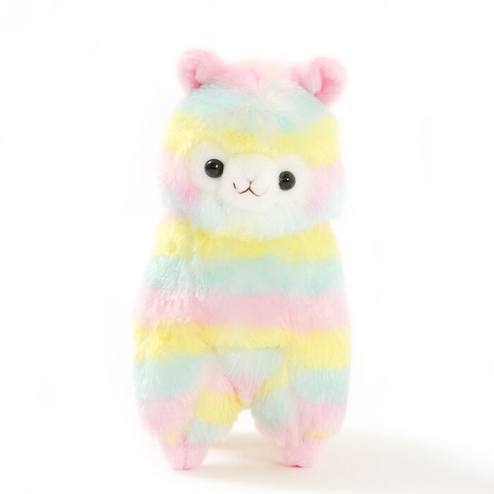 amuse alpacasso rainbow alpaca plush