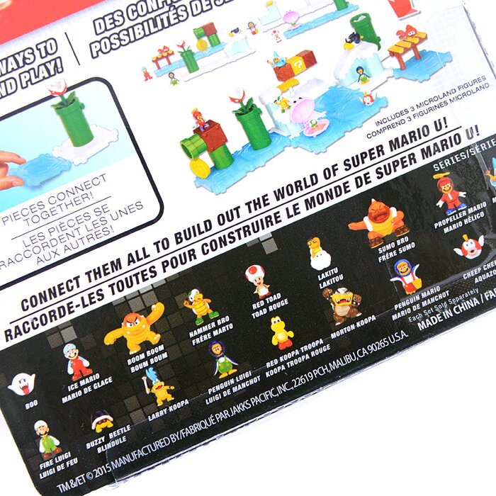 World Of Nintendo Super Mario Bros U Microland Figures 3 Pack Wave 2 Tokyo Otaku Mode Tom