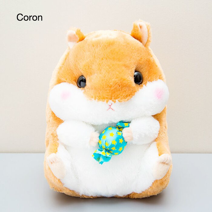 white hamster plush