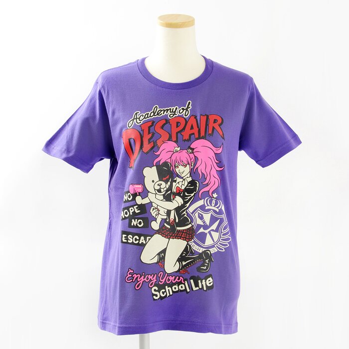 Roffatide T-Shirt Anime Danganronpa Monokuma - 100% Cotone, Stampa Uomo, Taglie M-XXL