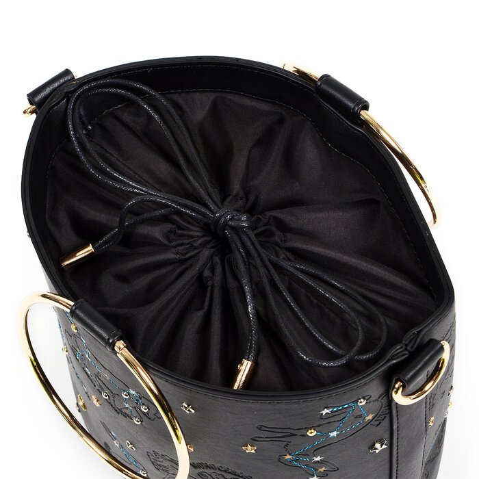 FLAPPER Animal Constellation Black Bucket Bag - Tokyo Otaku Mode (TOM)