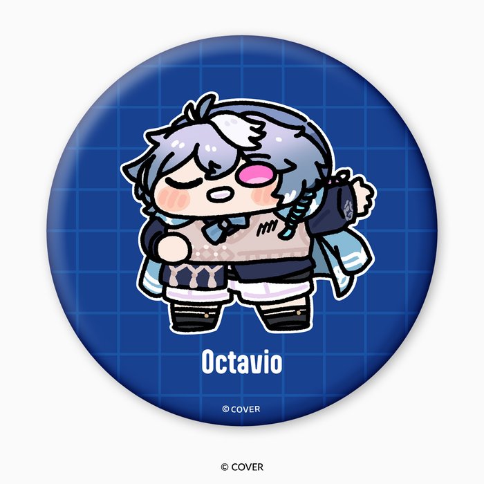 Octavio hololive Meet 2025 Chibi Illustration Big Tin Badge - Octavio - Tokyo ...