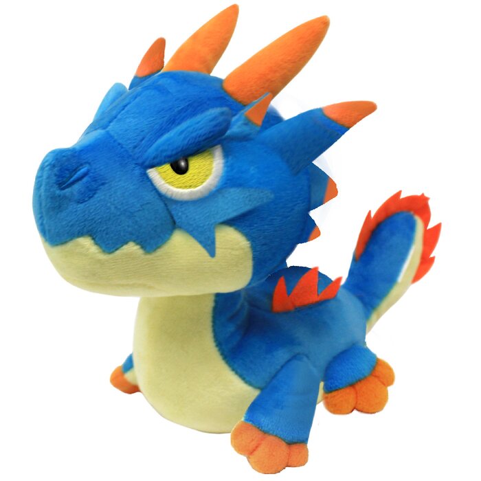 monster hunter rise garku large plush cushion