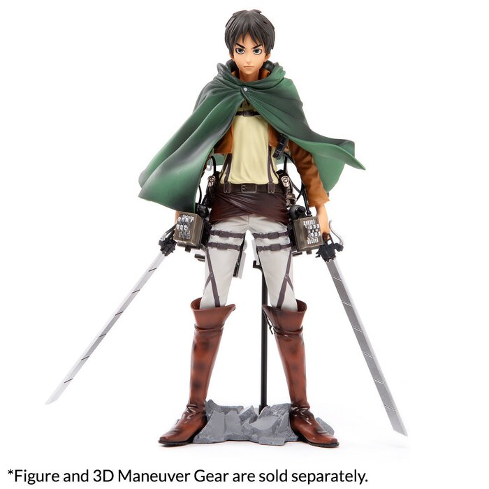 Attack on Titan Master Stars Piece Eren & 3D Maneuver Gear: Banpresto ...