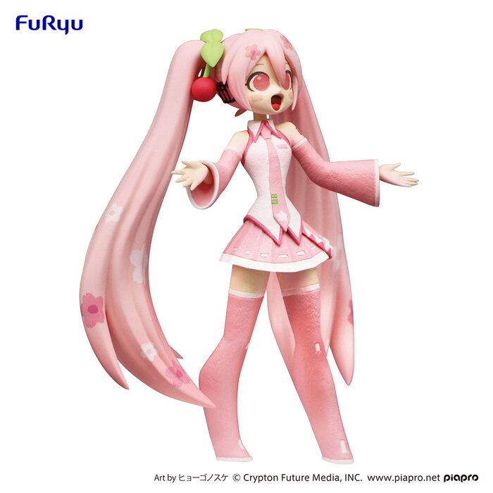 cartoony sakura miku