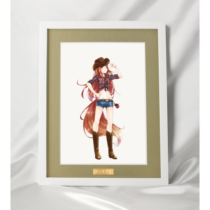 Spice and Wolf Jyuu Ayakura Illustration Holo Western Girl Ver. Chara ...