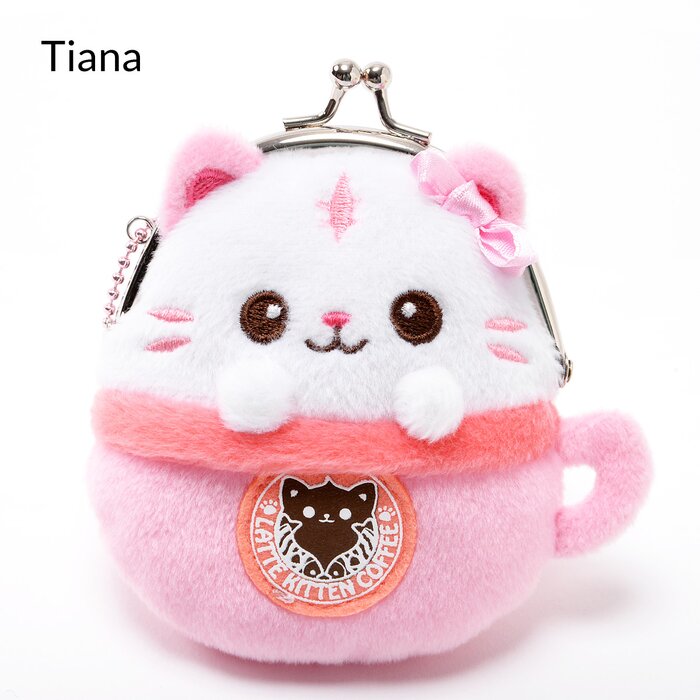 Latte Kitten Coffee Plush Gama-Pouches - Tokyo Otaku Mode (TOM)