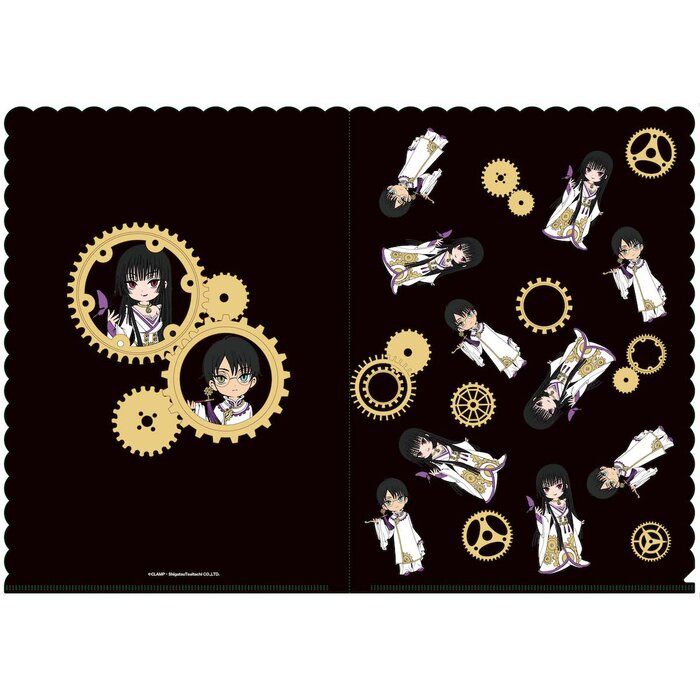 xxxholic clamp 30th anniversary clear file set