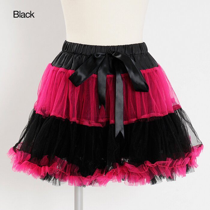 Listen Flavor Lined Tulle Petticoat-Style Skirt w/ Ribbon - Tokyo Otaku ...