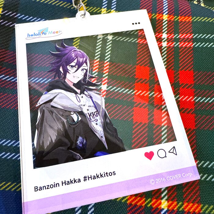 Hololive Meet 2024 Social Media Style Acrylic Keychain Banzoin Hakka Hololive Meet 2024 Social Media Style Acrylic Keychain Banzoin Hakka