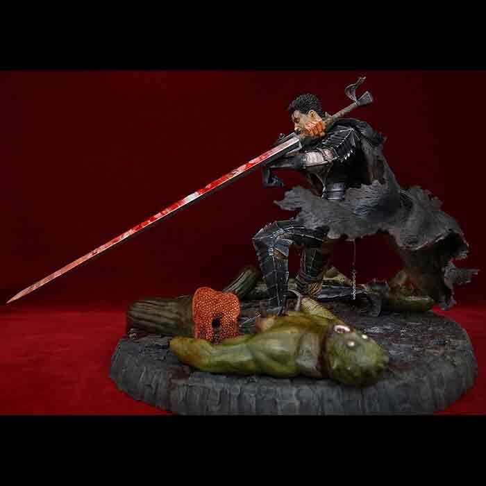 Berserk Guts The Spinning Cannon Slice Scale Black Repainted Ver Tokyo Otaku