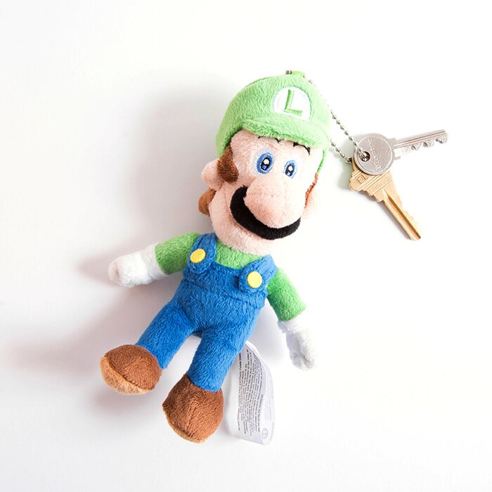 luigi plush keychain