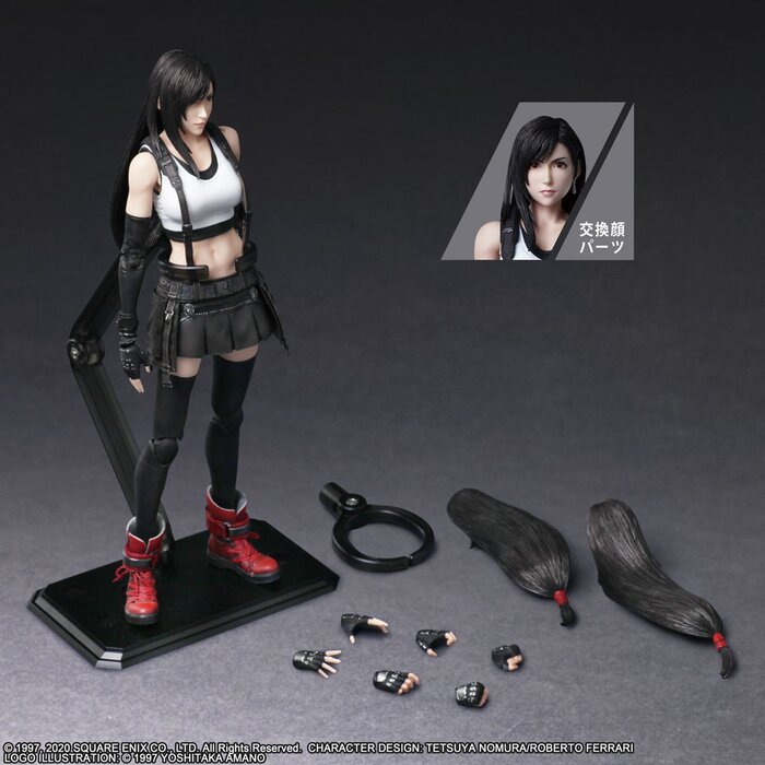 square enix final fantasy vii remake play arts kai tifa lockhart action figure