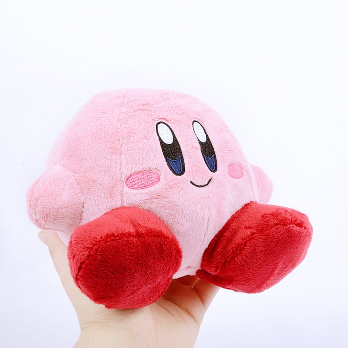 kirby laying down plush