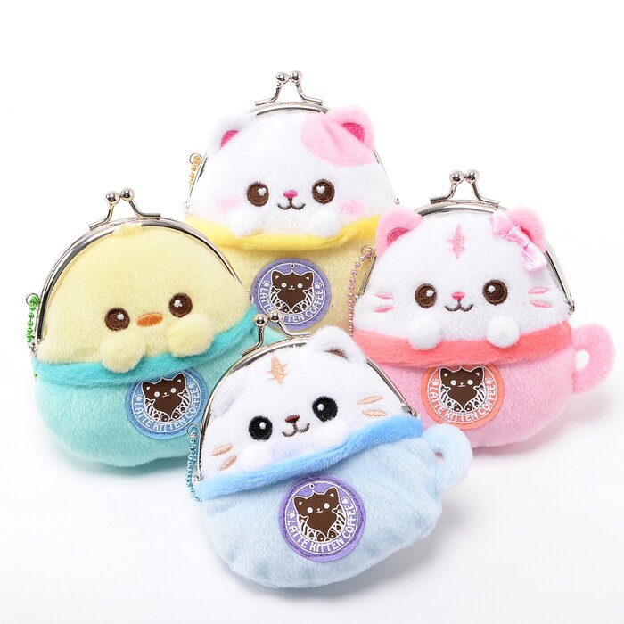 Latte Kitten Coffee Plush GamaPouches Tokyo Otaku Mode (TOM)