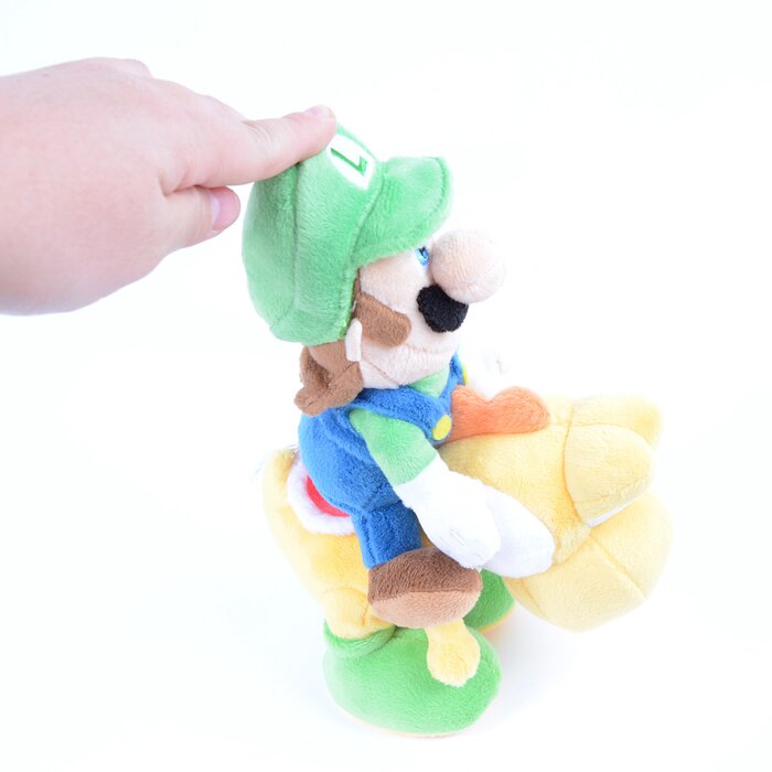 luigi riding yoshi plush