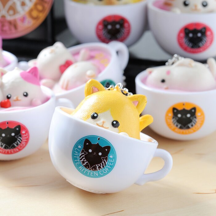 Latte Kitten Coffee New Flavor 2nd Cup (Ball Chain) Tokyo Otaku Mode