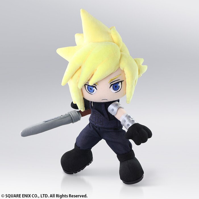 final fantasy 7 cloud plush