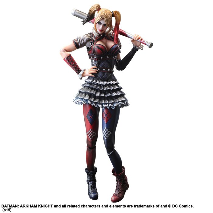 Play Arts Harley Quinn Batman Arkham Knight Ver Square Enix Tokyo Otaku Mode Tom