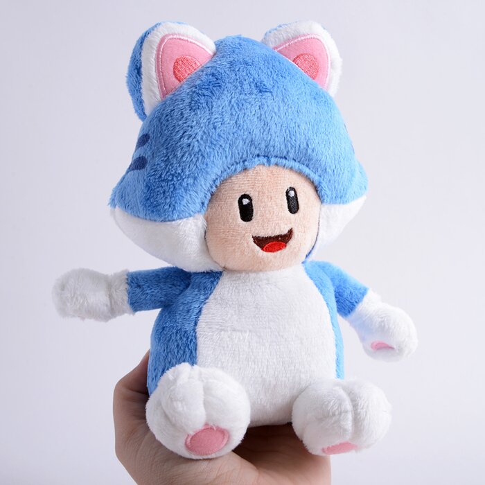 super mario cat toad plush