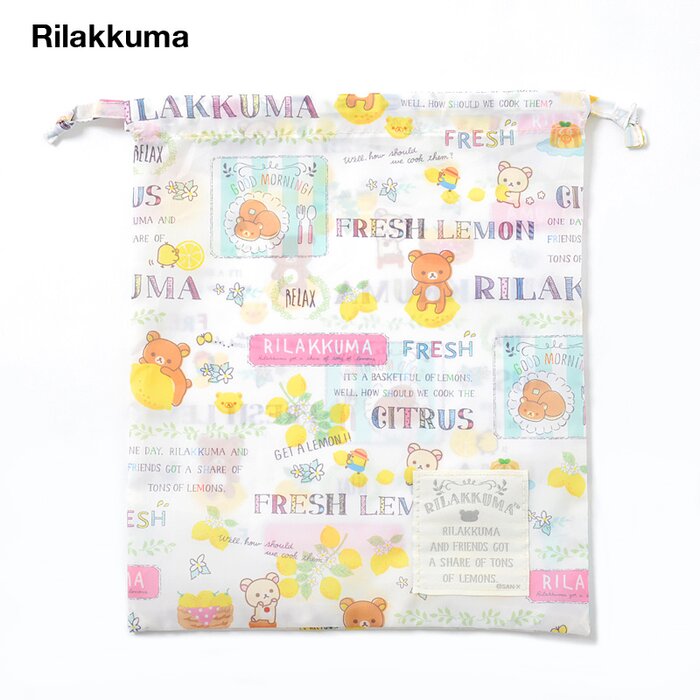 rilakkuma drawstring bag