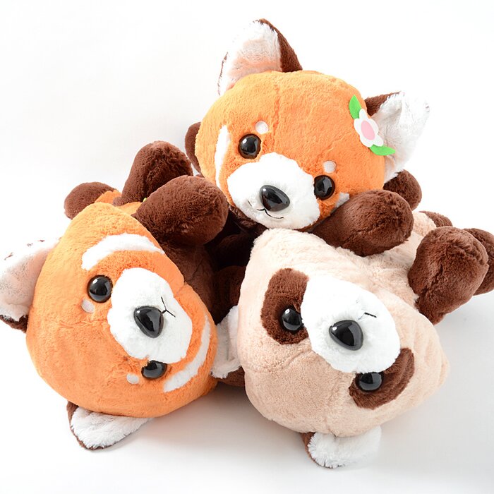 amuse red panda plush