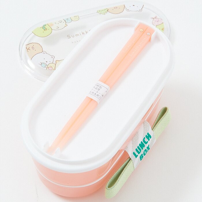 Sumikko Gurashi 2Tiered Lunch Box with Chopsticks SanX Tokyo Otaku