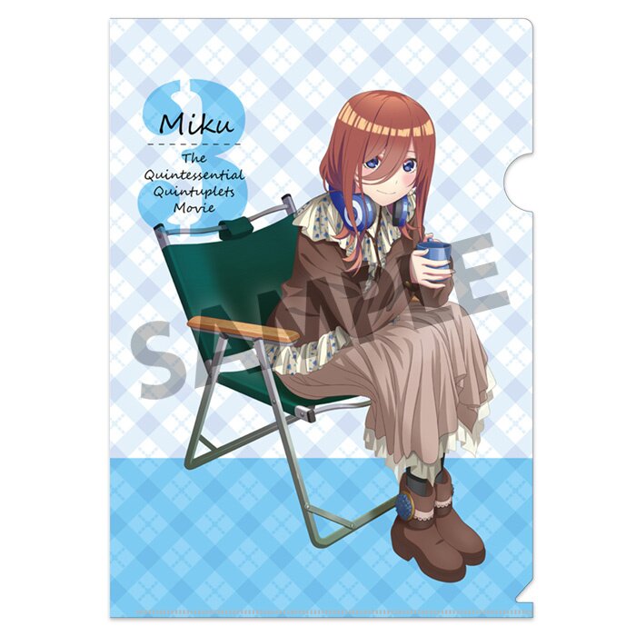 The Quintessential Quintuplets Movie Gotoubun no Hanayome 5 limited Clear  Files