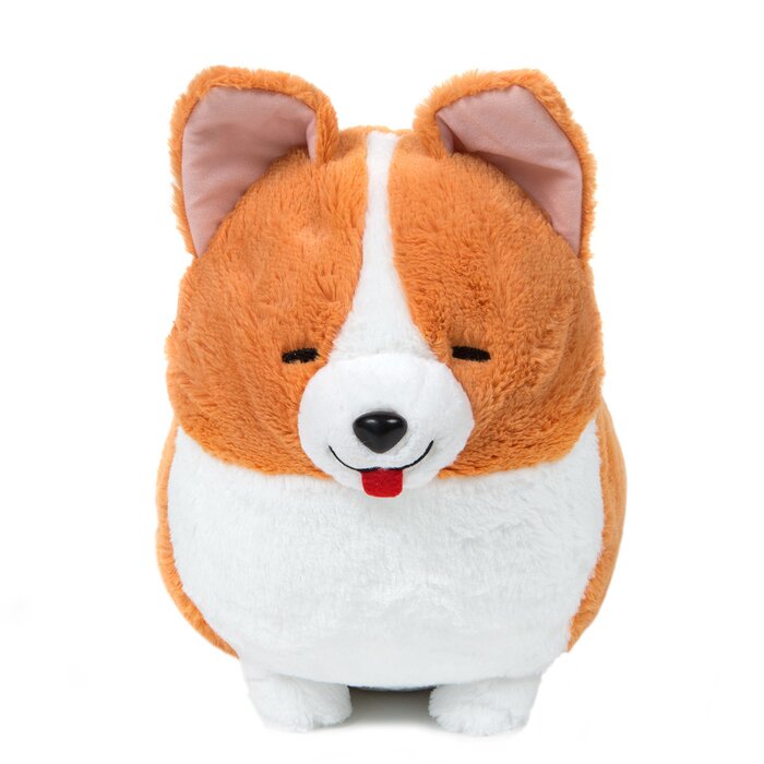 chubby corgi plush