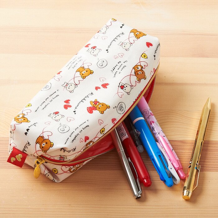 Rilakkuma Pencil Pouch (Full of Hearts) SanX Tokyo Otaku Mode (TOM)