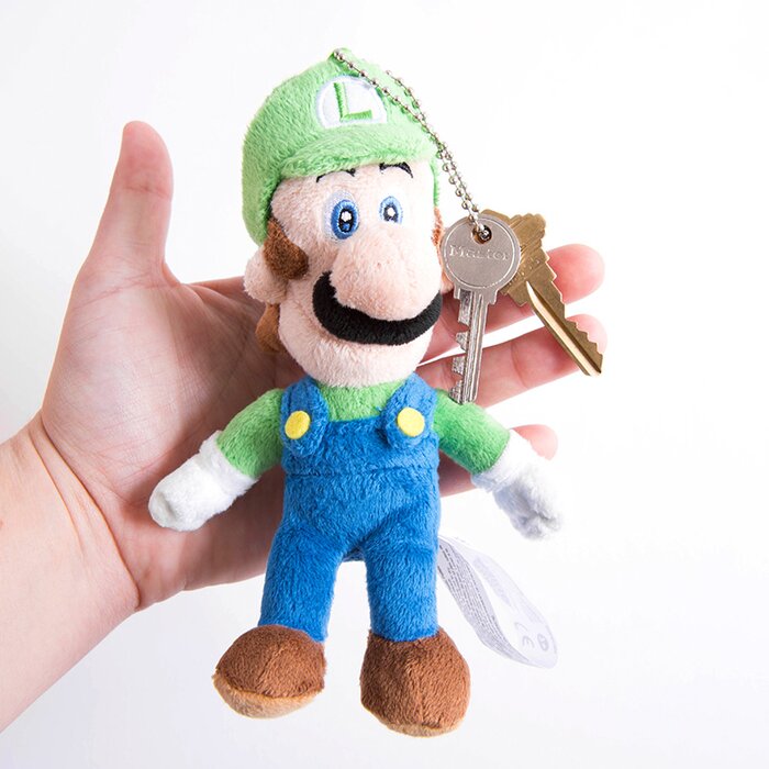 luigi plush keychain