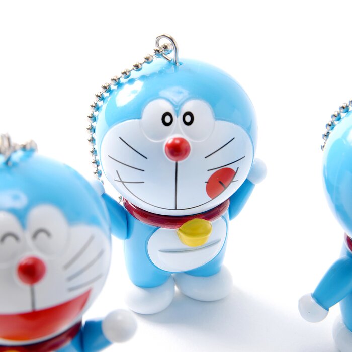 doraemon plush keychain