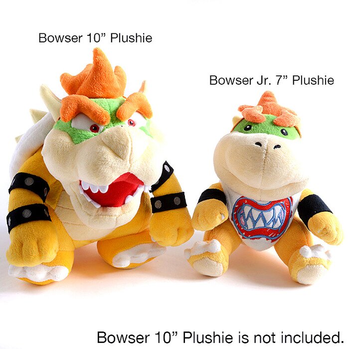 super mario plush bowser jr