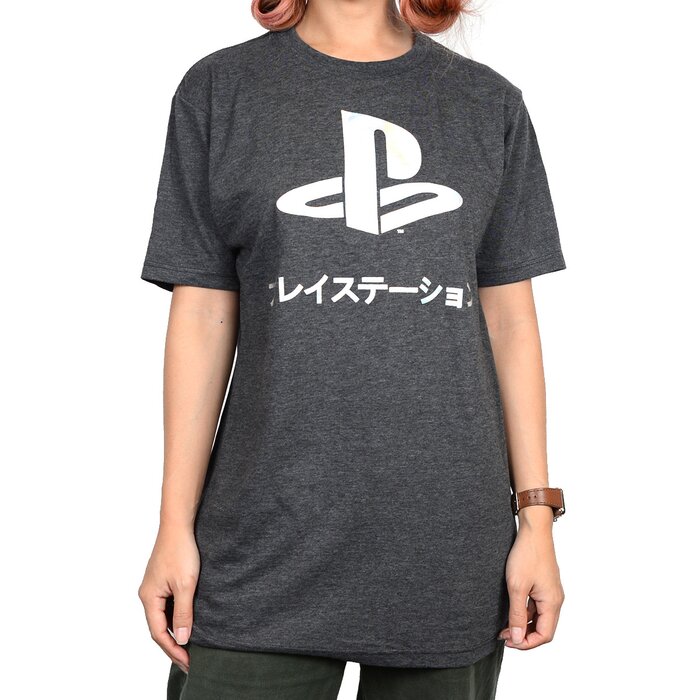 PlayStation Logo Foil Adult Crew T-Shirt - Tokyo Otaku Mode (TOM)