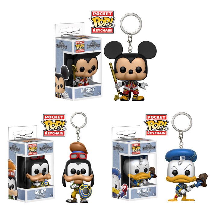 Kingdom Hearts Disney Mickey Pocket Funko Pop! Key Chain