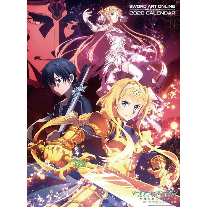 SAO Alicization 2020 Calendar Tokyo Otaku Mode TOM 