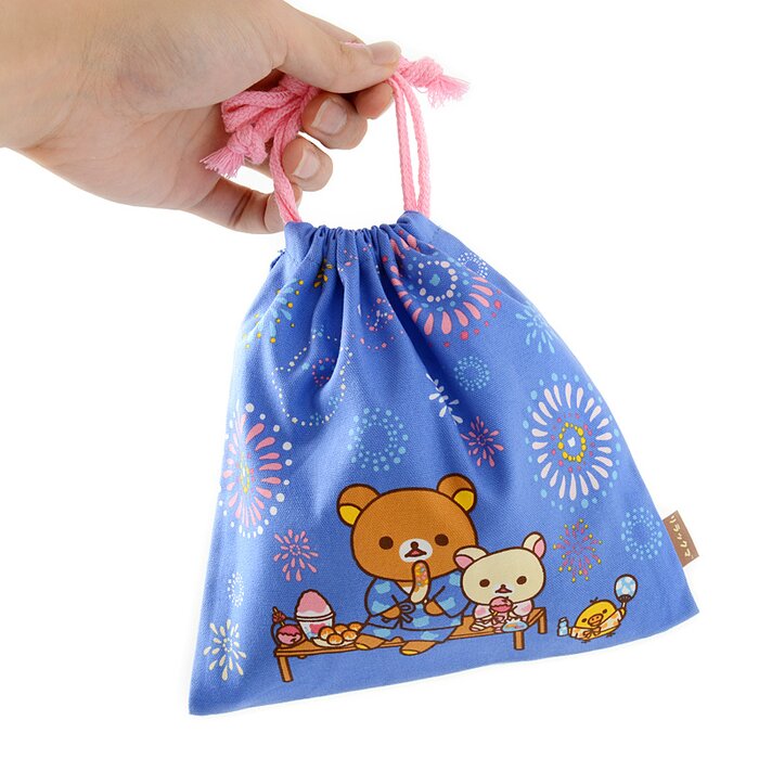 rilakkuma drawstring bag
