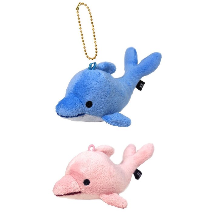 dolphin keychain plush