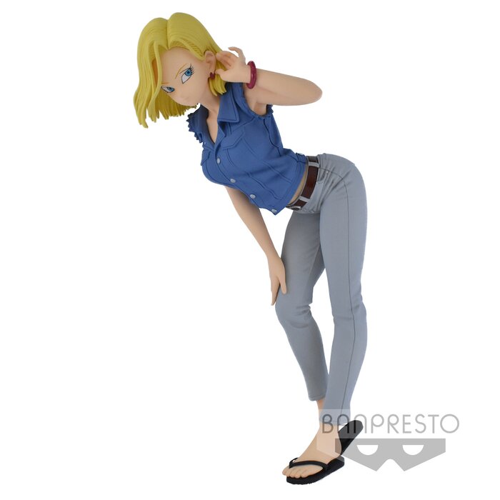 banpresto dragon ball z glitter & glamours android 18 a action figure