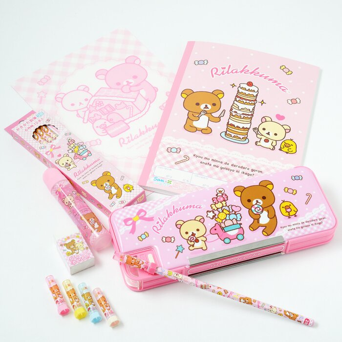 Rilakkuma Candy & Cakes Stationery Gift Set SanX Tokyo Otaku Mode (TOM)