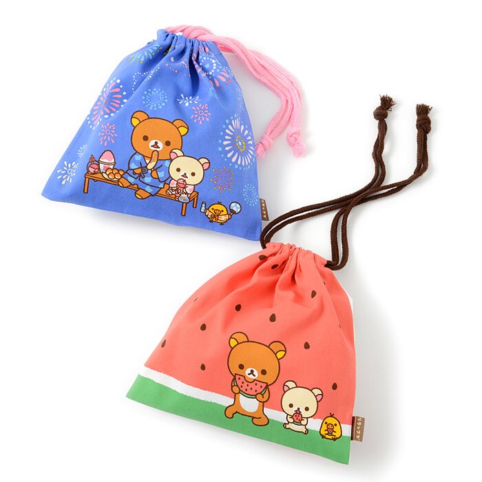 rilakkuma drawstring bag