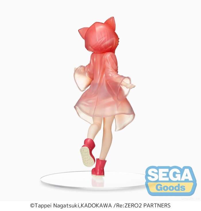 Re Zero Starting Life in Another World Rainy Day Raincoat Ver. Rem Figure SEGA