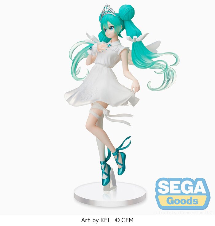 Hatsune Miku: 15th Anniversary KEI Ver. Super Premium Figure: Sega ...