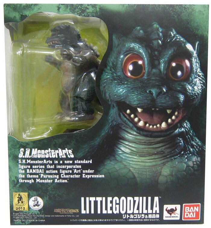 S.H.MonsterArts Little [Godzilla] and Crystal Set: Bandai - Tokyo Otaku ...