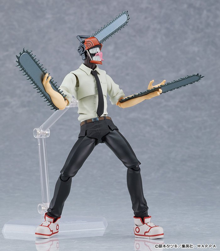 Anime Chainsaw Man Action Figure Stand Model Denji Pochita Makima