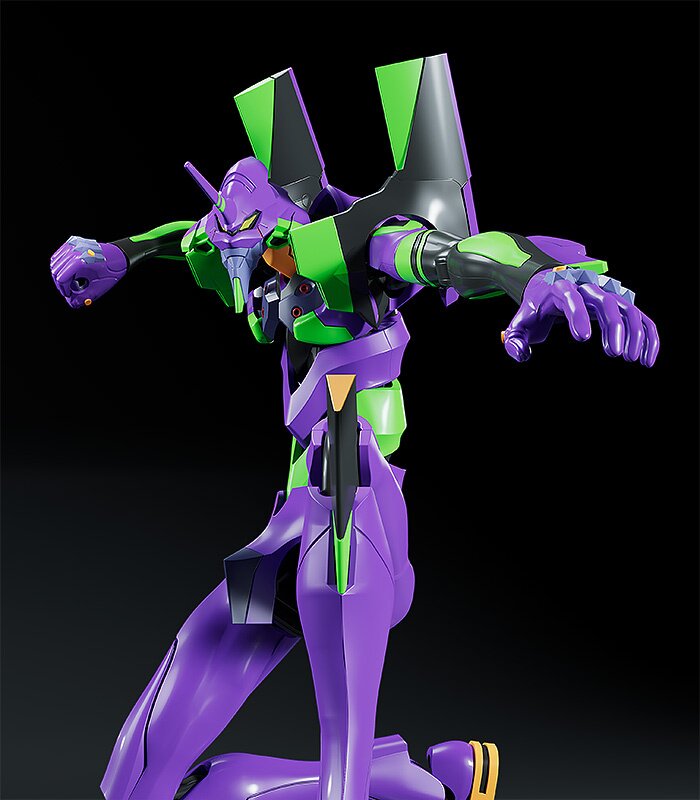 My EVA Unit-01 Bandai model kit 1997 hand painted is finally finished. : r/ evangelion