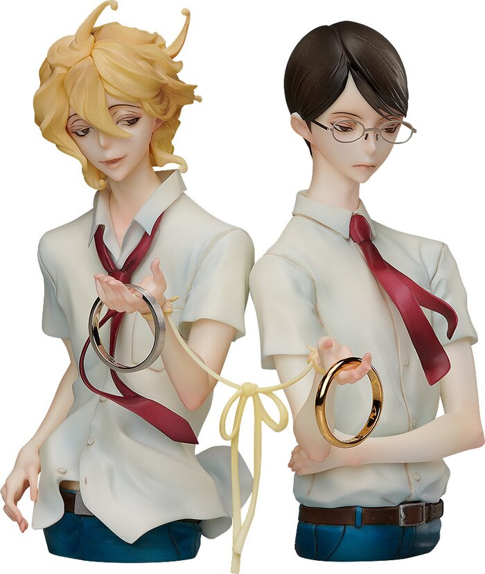 Classmates Hikaru Kasukabe & Licht Sajo Statue & Ring Style Set ...