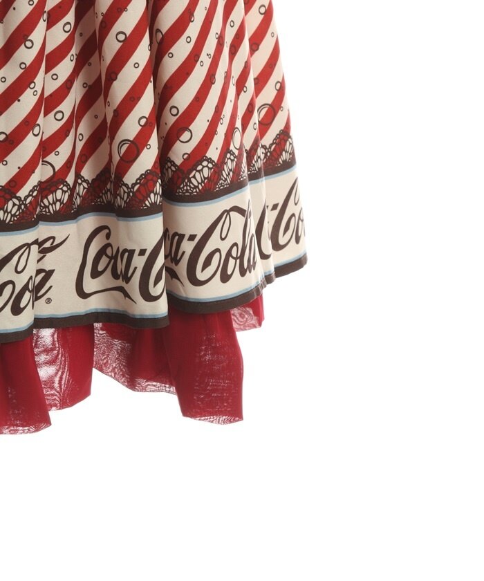 open lace back dress Vintage 80s Coca Cola Striped T-Shirt Dress XL – Shopexile main image 1